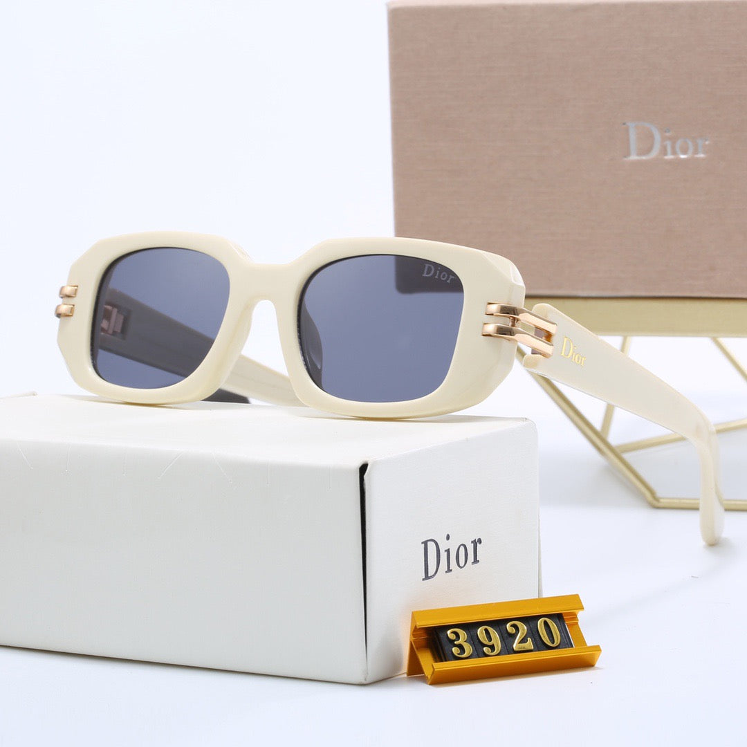 5-color stylish CD letter temple sunglasses