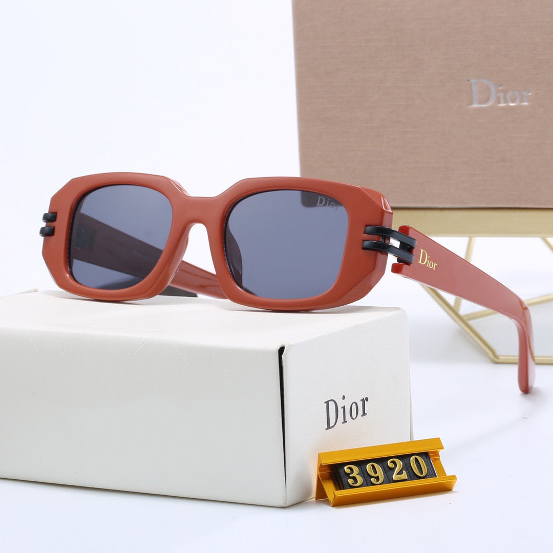 5-color stylish CD letter temple sunglasses