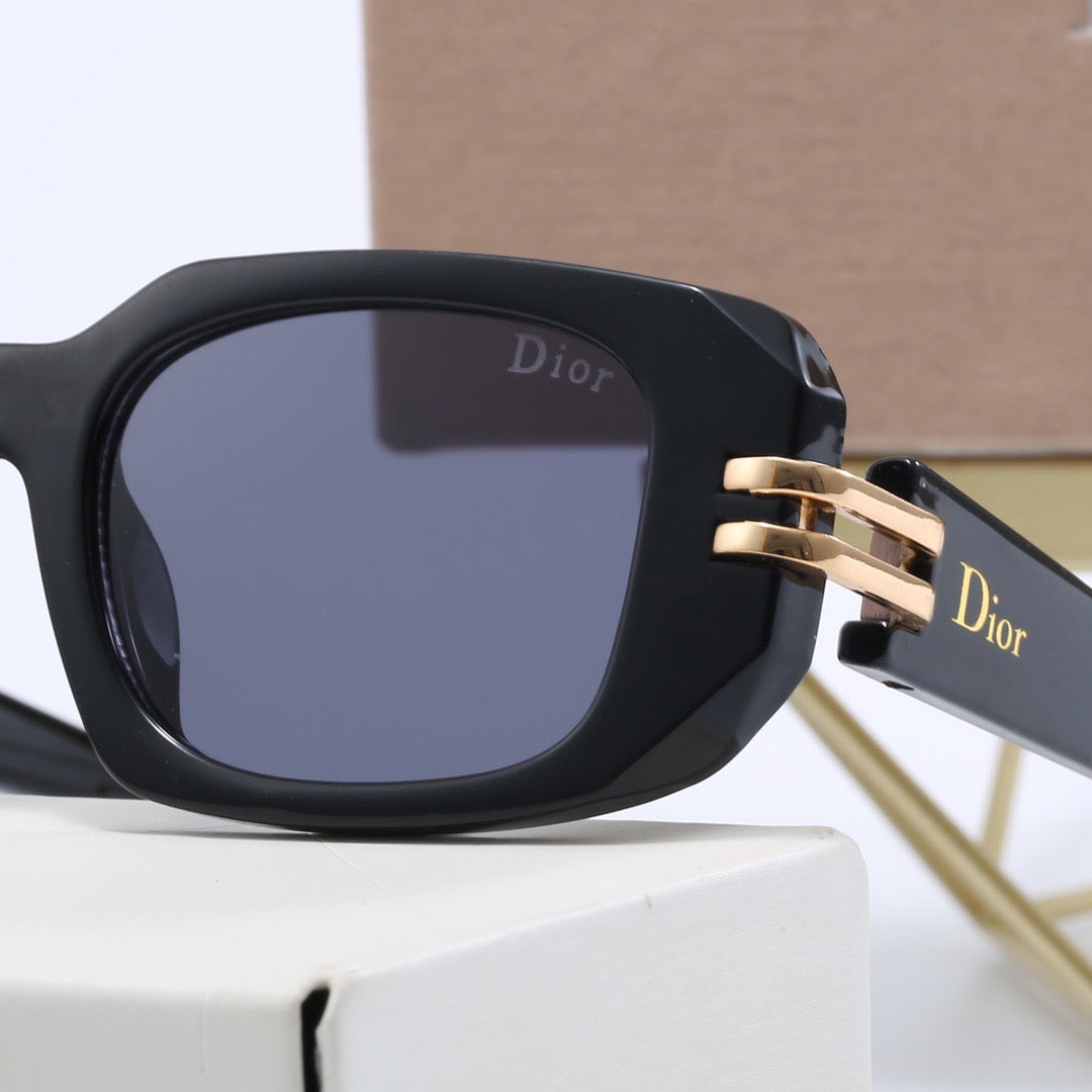 5-color stylish CD letter temple sunglasses