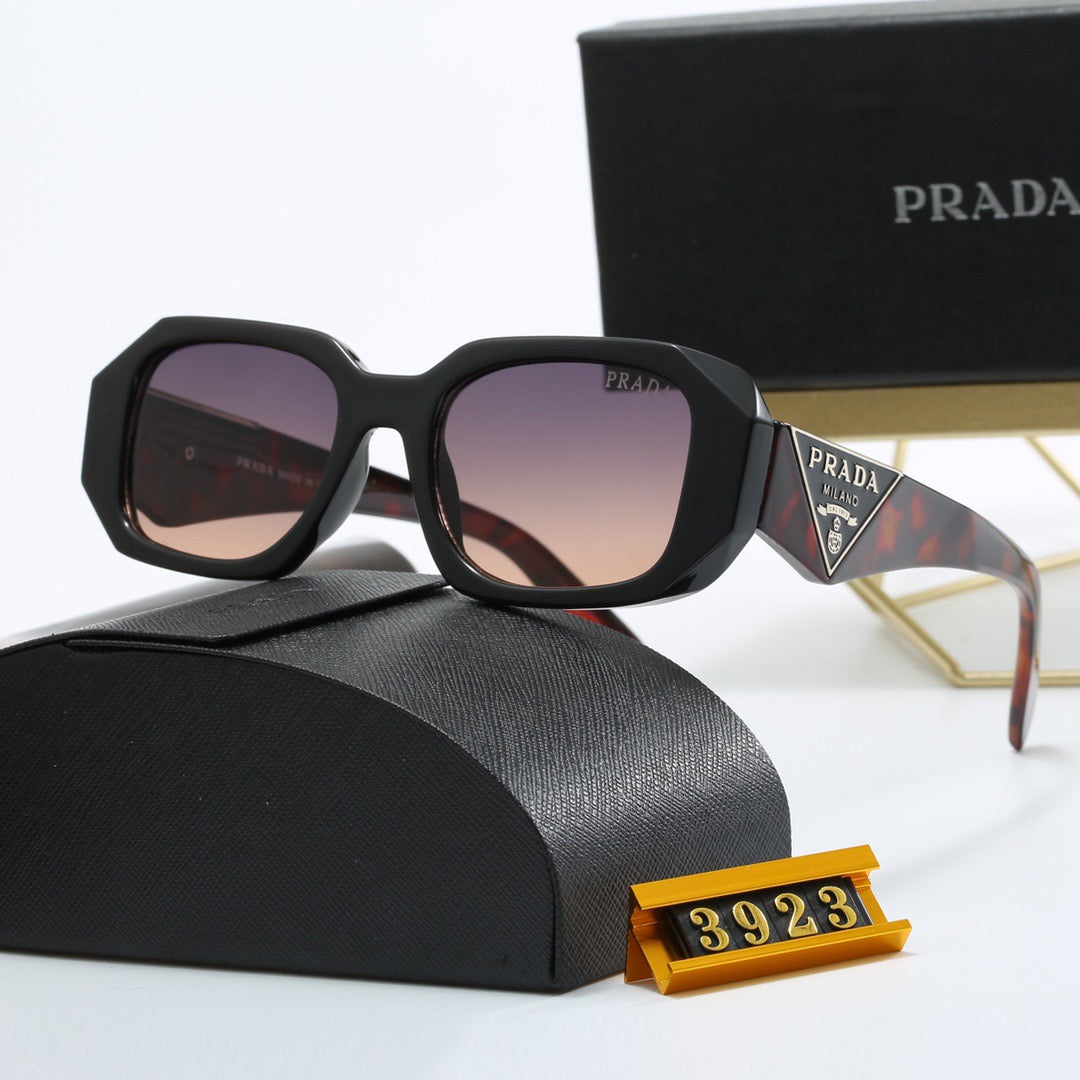 4-color fashionable PA letter temple sunglasses