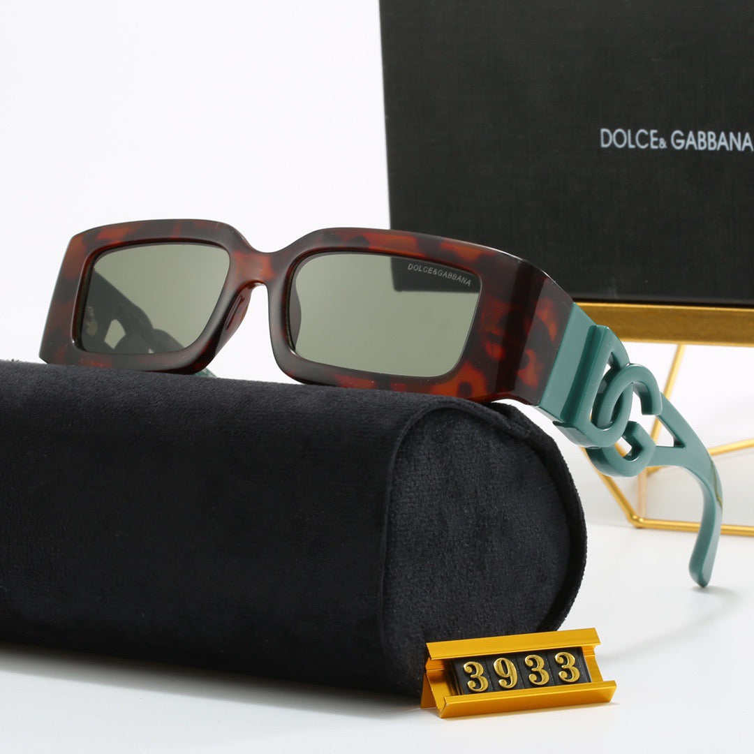 5-color fashion DG letter temple sunglasses