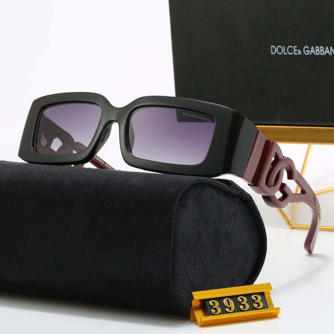 5-color fashion DG letter temple sunglasses