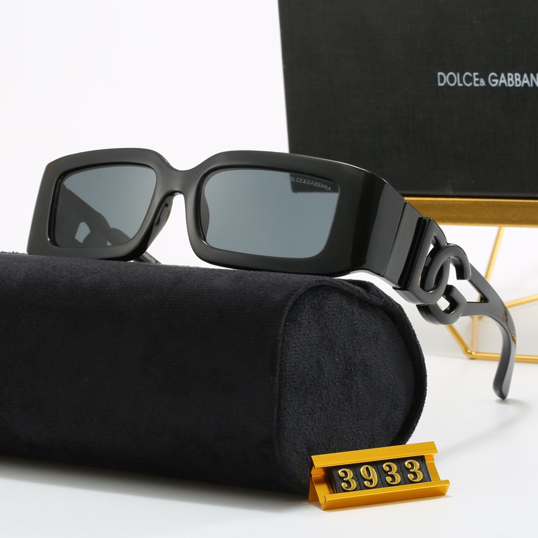 5-color fashion DG letter temple sunglasses