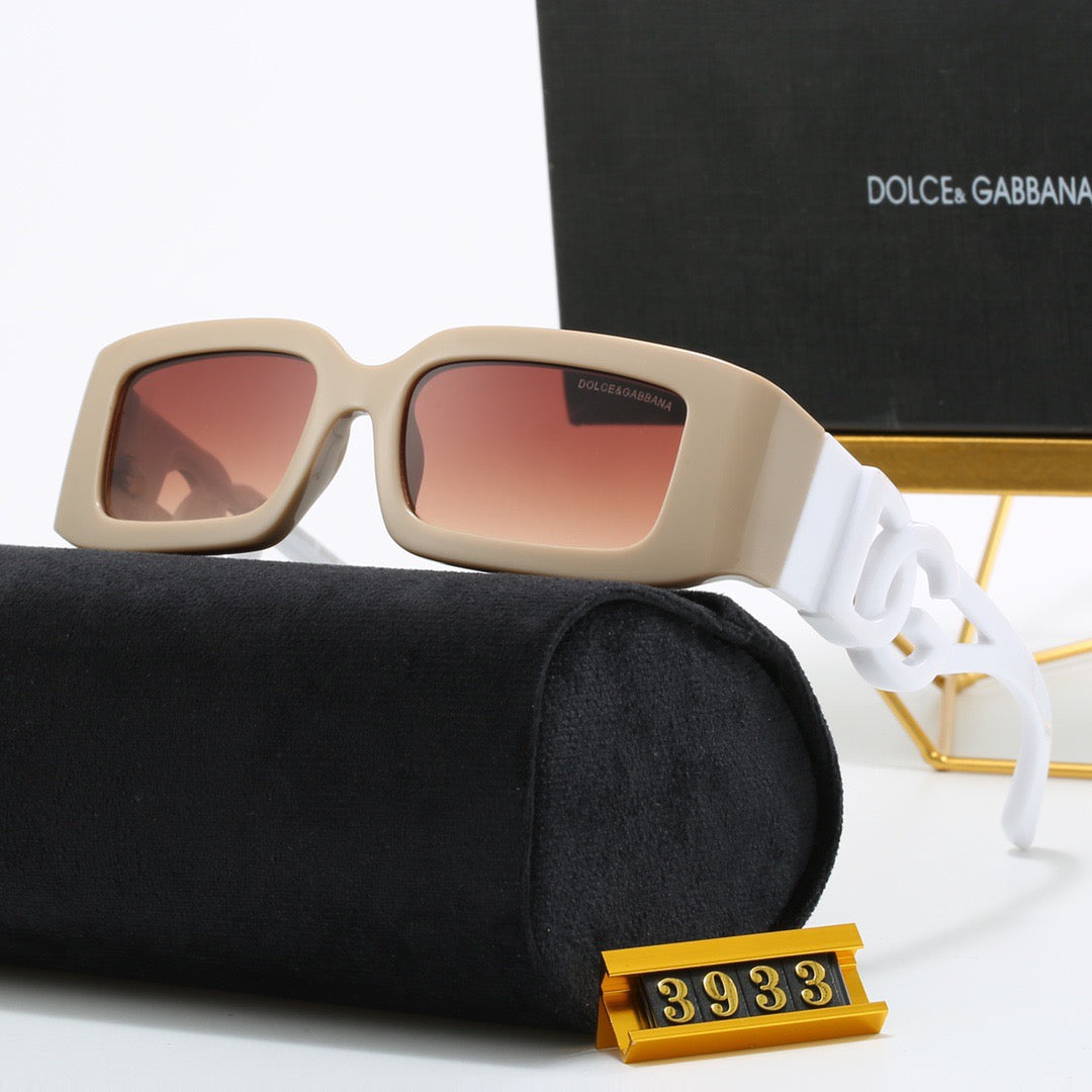 5-color fashion DG letter temple sunglasses