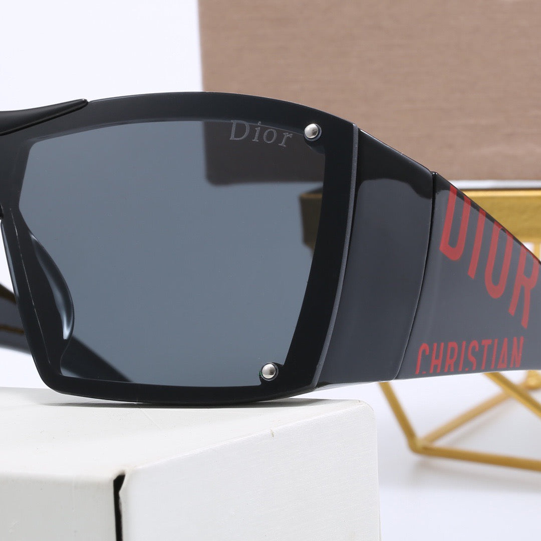 4-color luxury CD letter printed frame sunglasses