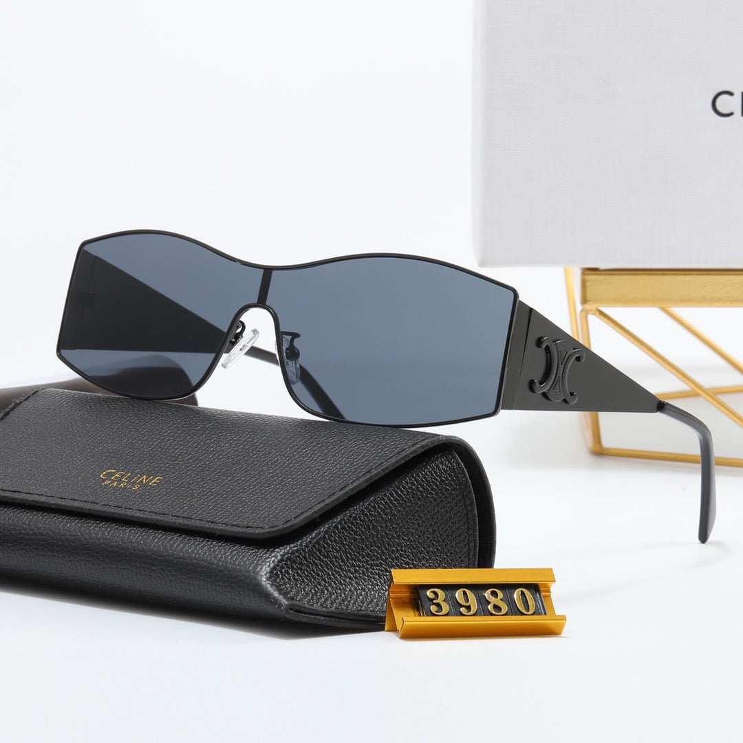 5-color luxury CE letter printed frame sunglasses