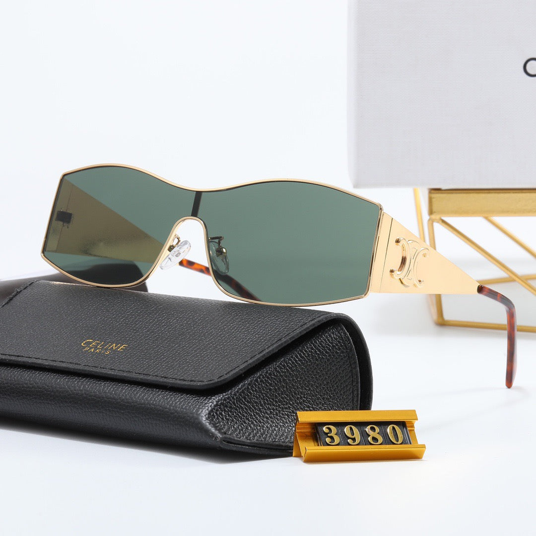 5-color luxury CE letter printed frame sunglasses