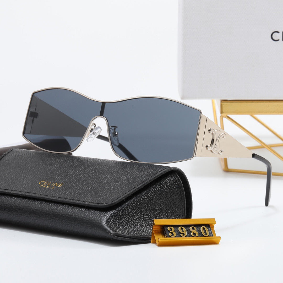 5-color luxury CE letter printed frame sunglasses