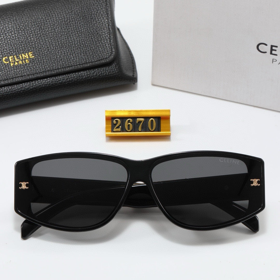 5-color fashionable CEL letter polarized sunglasses