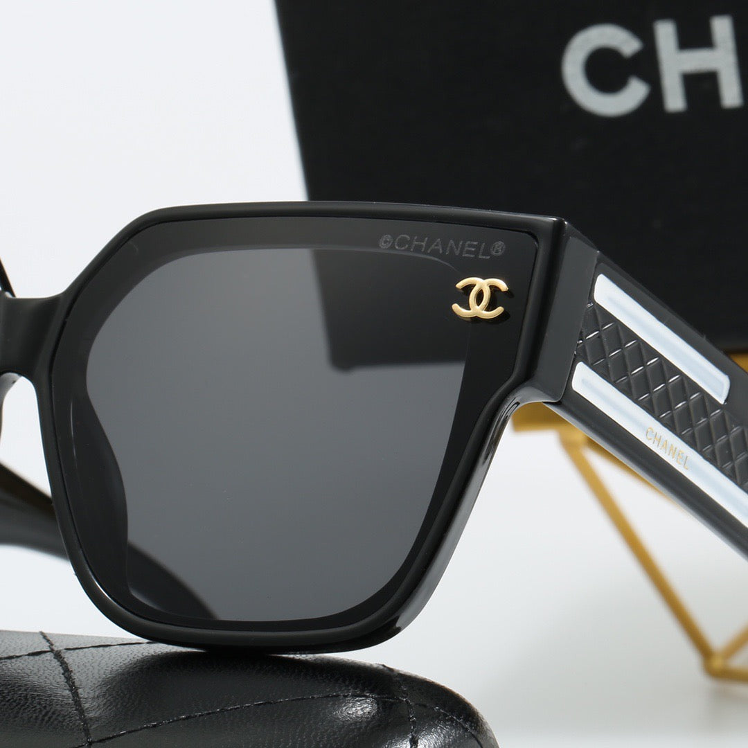 4-color fashionable CC letter polarized sunglasses