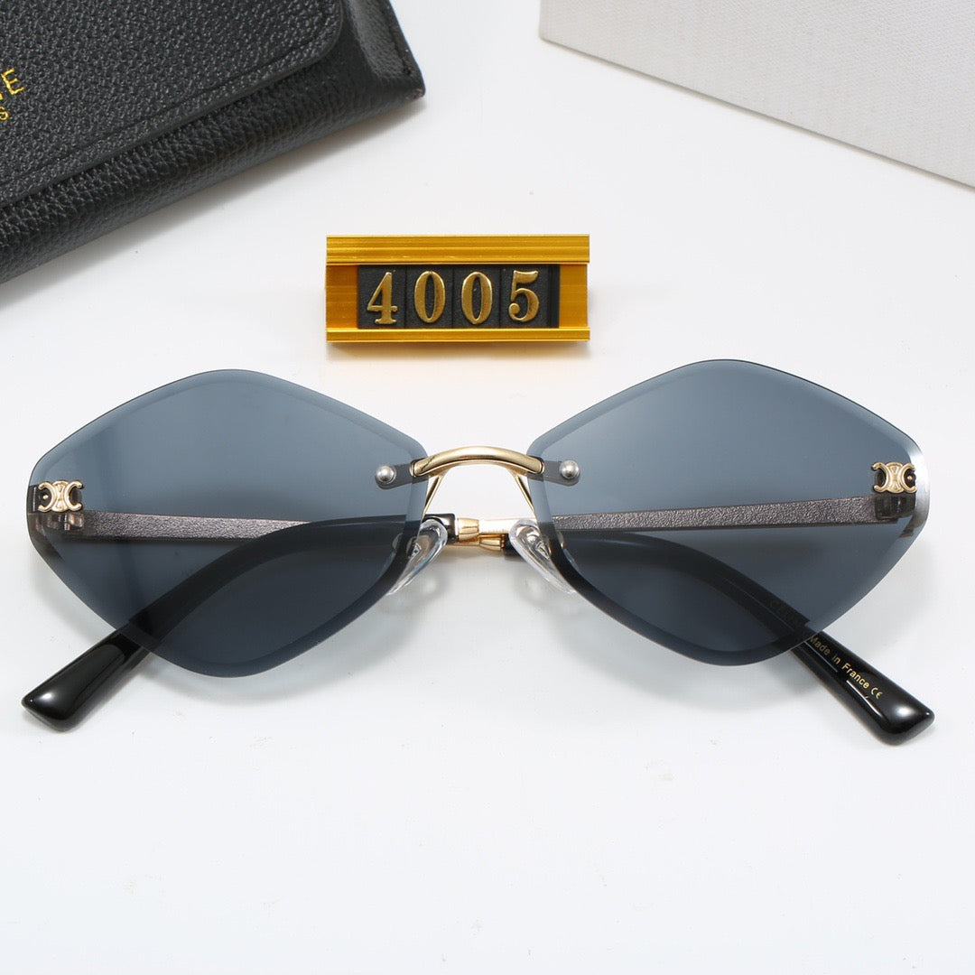 5-color fashionable CEL letter polarized sunglasses