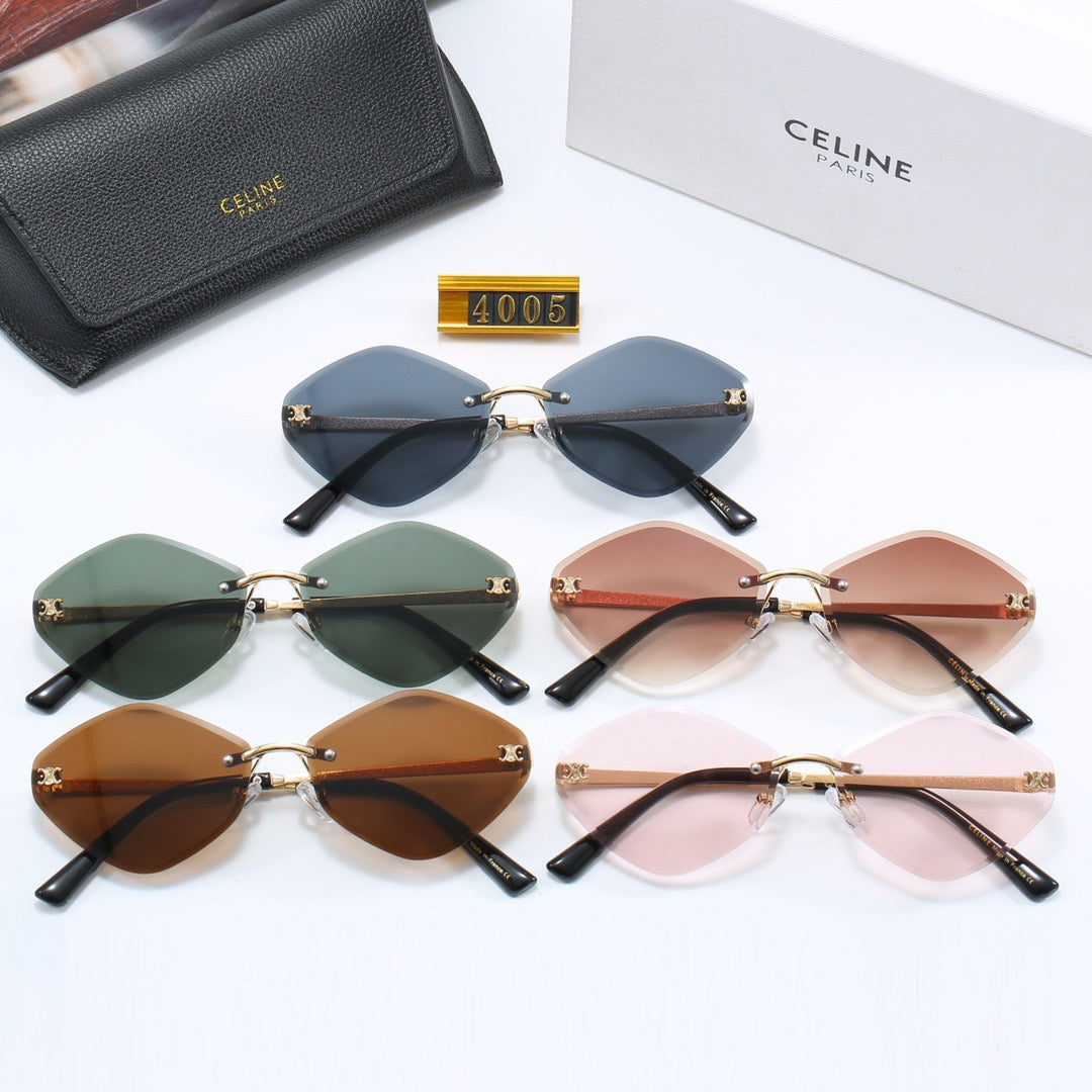 5-color fashionable CEL letter polarized sunglasses