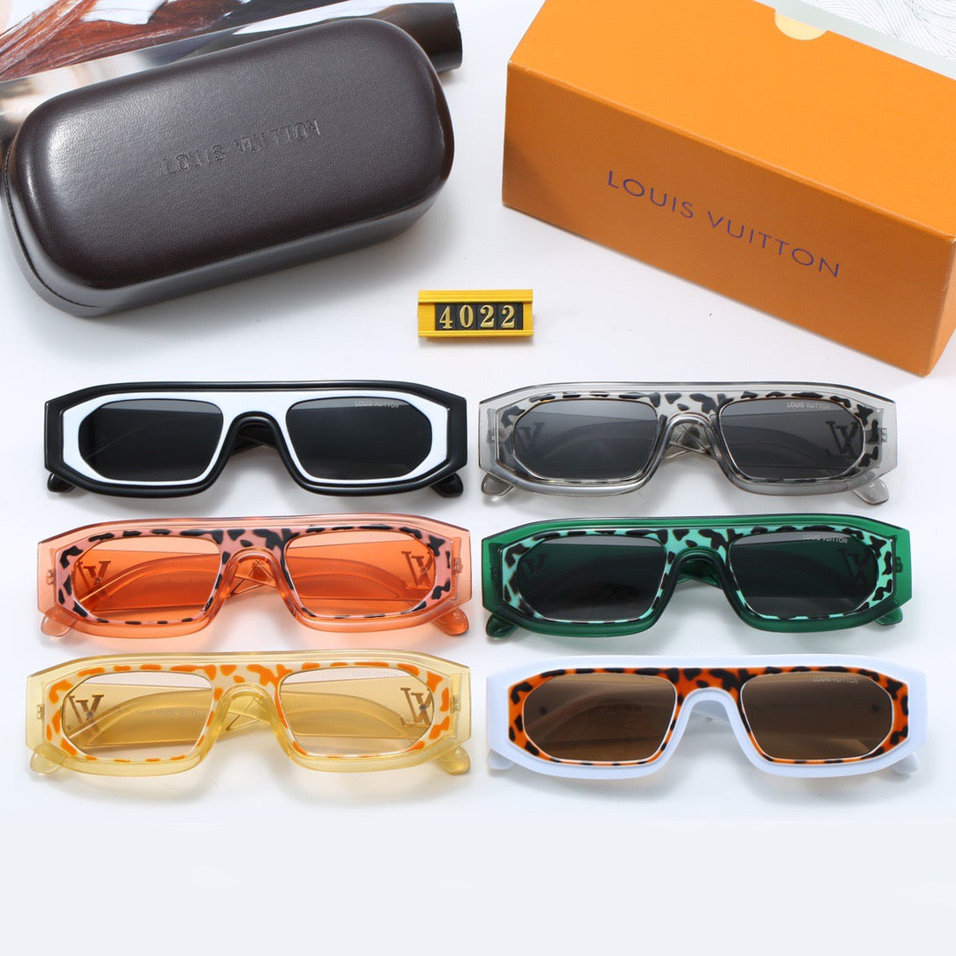 6-color fashionable new four-leaf clover letter sunglasses