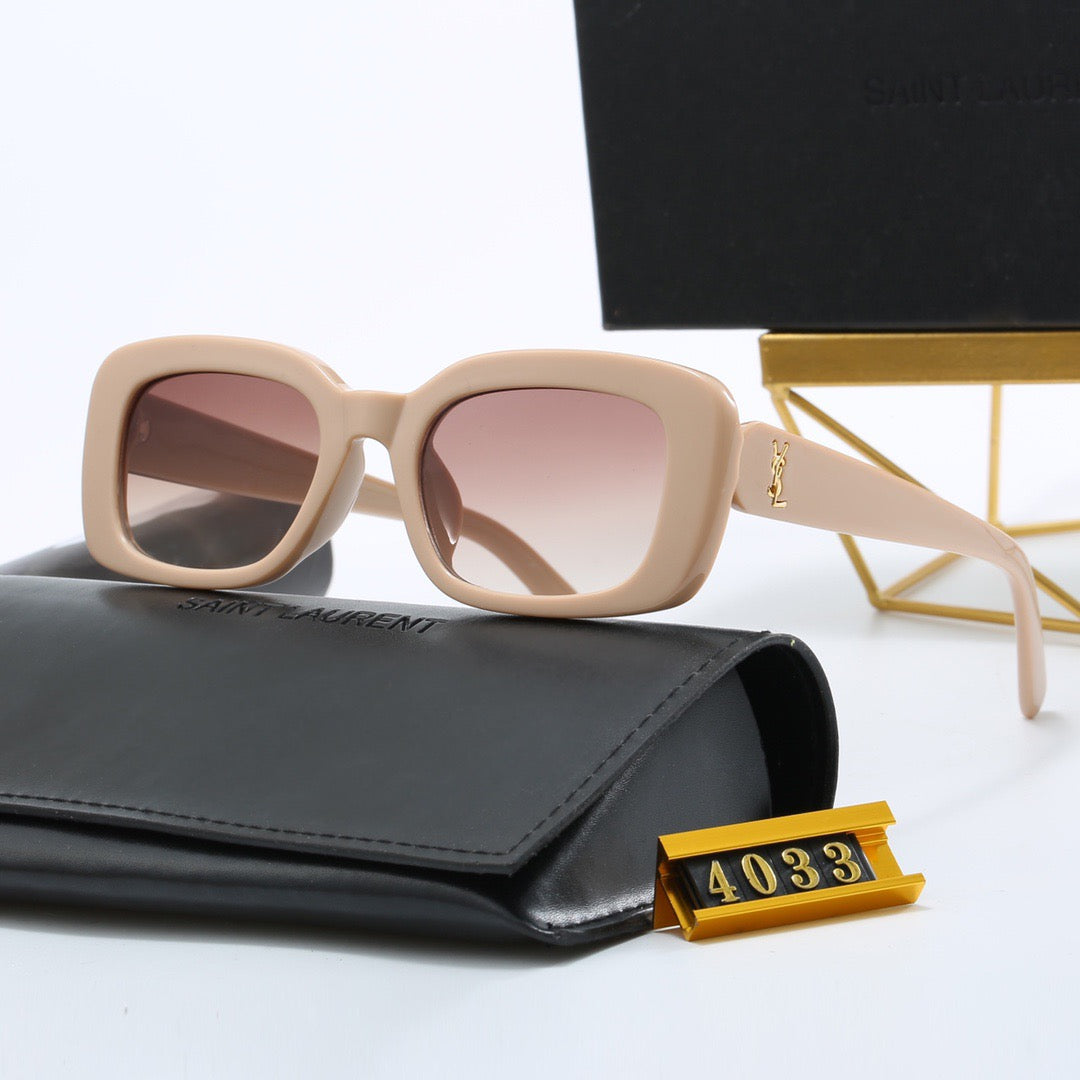 6-color fashionable new YSL letter sunglasses