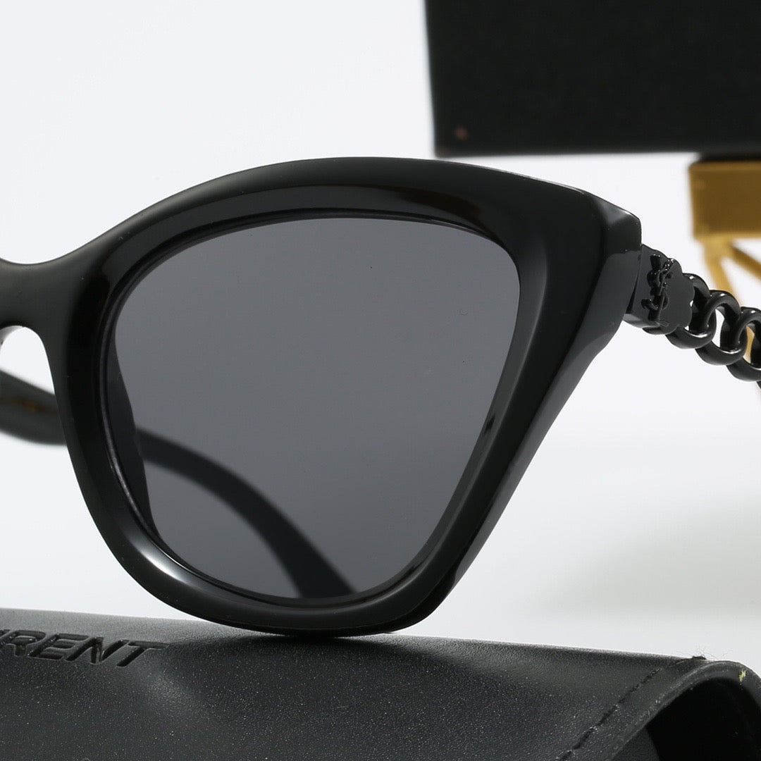 4-color fashionable new YSL letter sunglasses