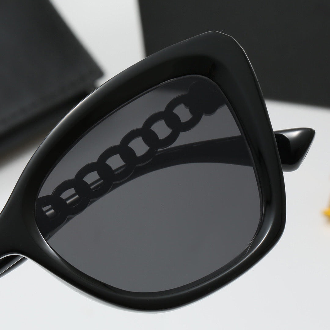 4-color fashionable new YSL letter sunglasses