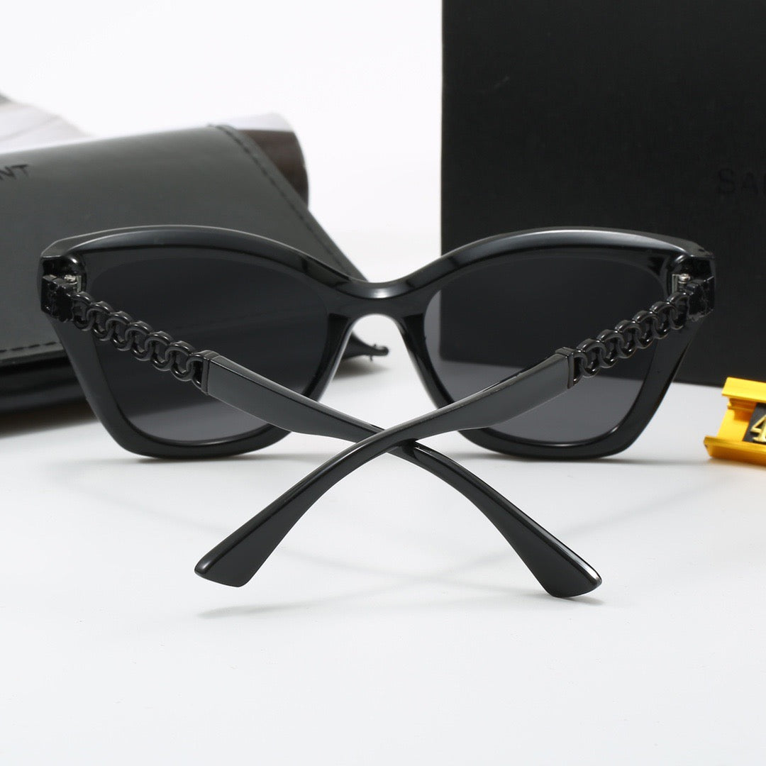 4-color fashionable new YSL letter sunglasses