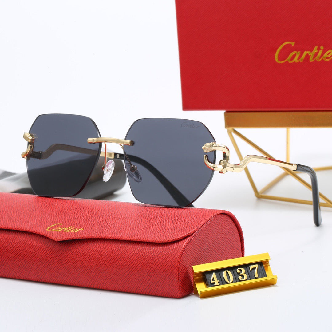 5-color fashionable new CAR letter sunglasses