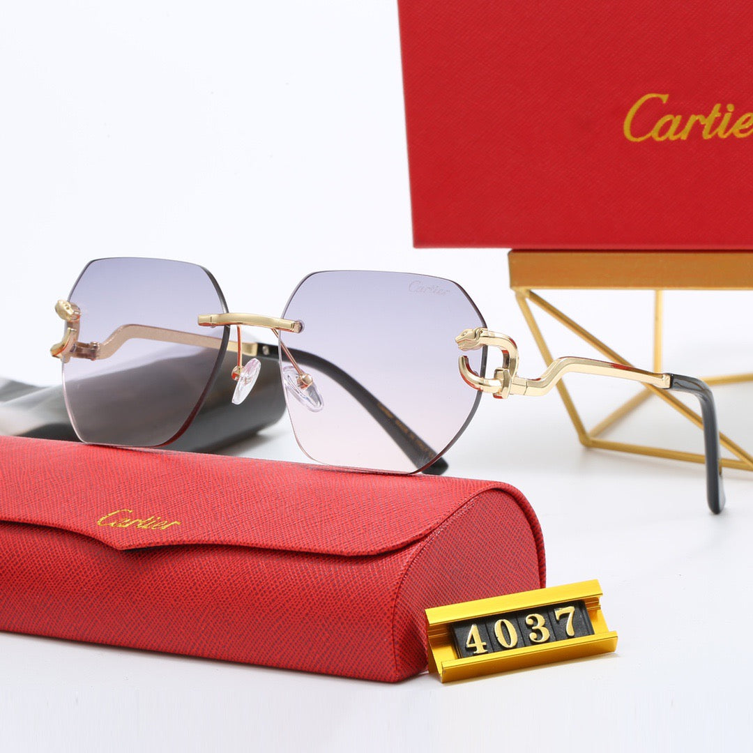 5-color fashionable new CAR letter sunglasses