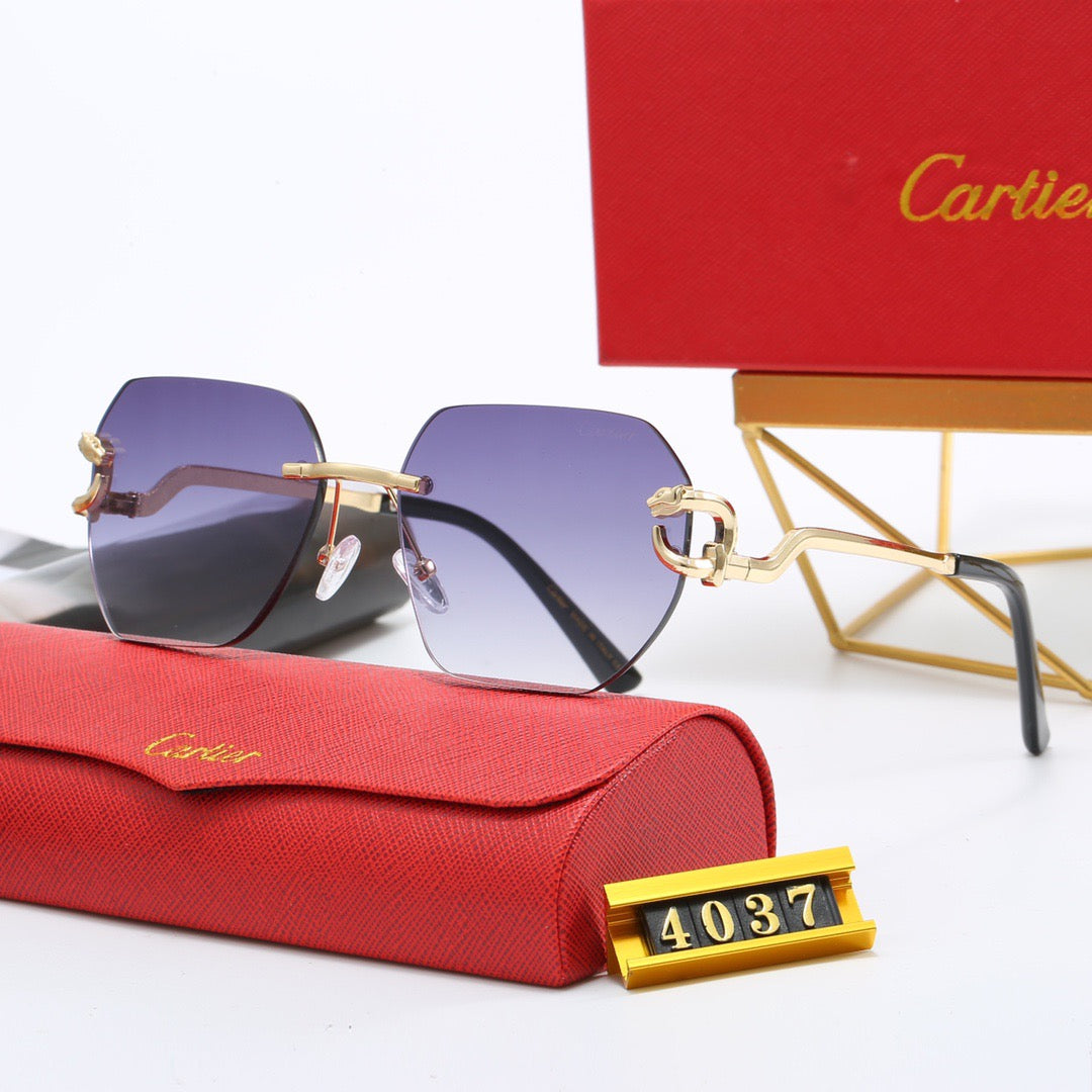 5-color fashionable new CAR letter sunglasses