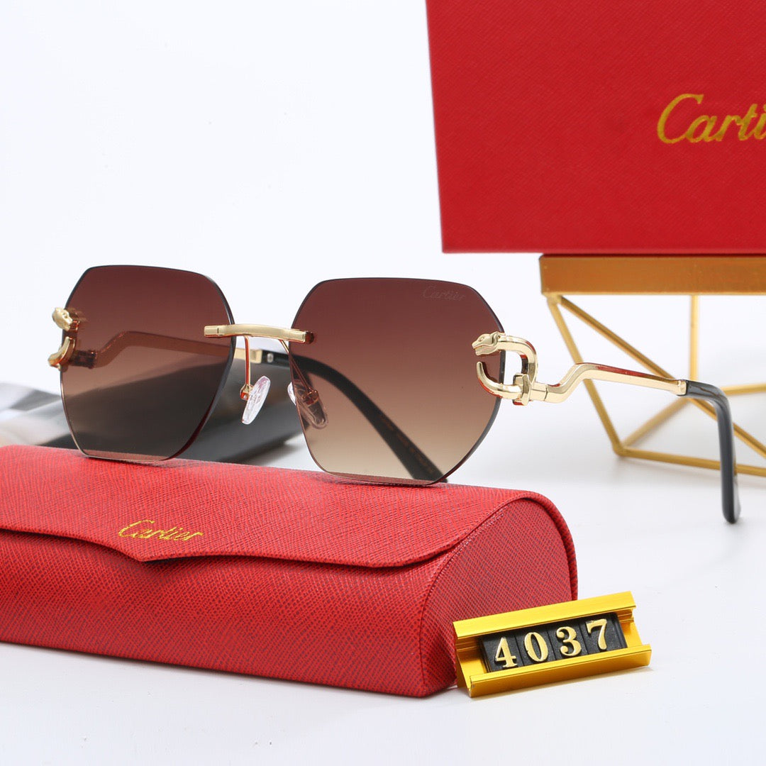 5-color fashionable new CAR letter sunglasses