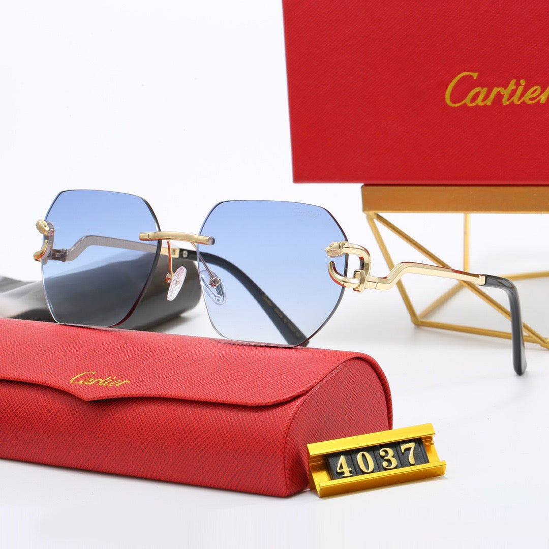 5-color fashionable new CAR letter sunglasses