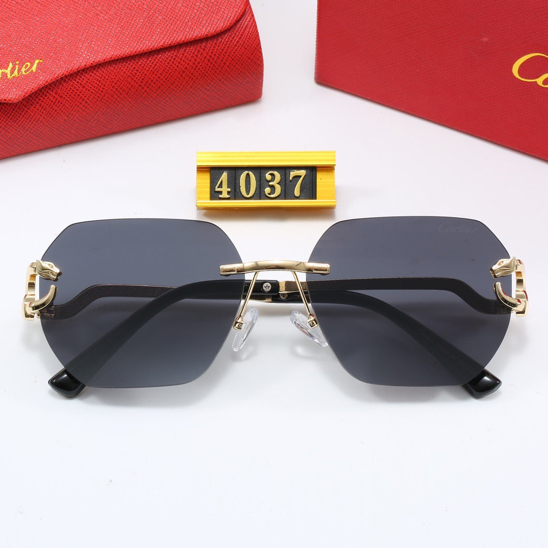 5-color fashionable new CAR letter sunglasses