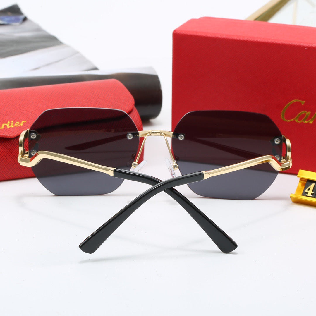 5-color fashionable new CAR letter sunglasses