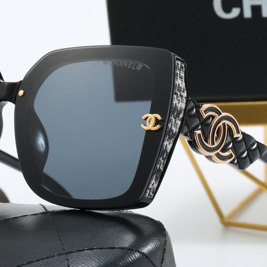 4-color fashionable new CC letter sunglasses