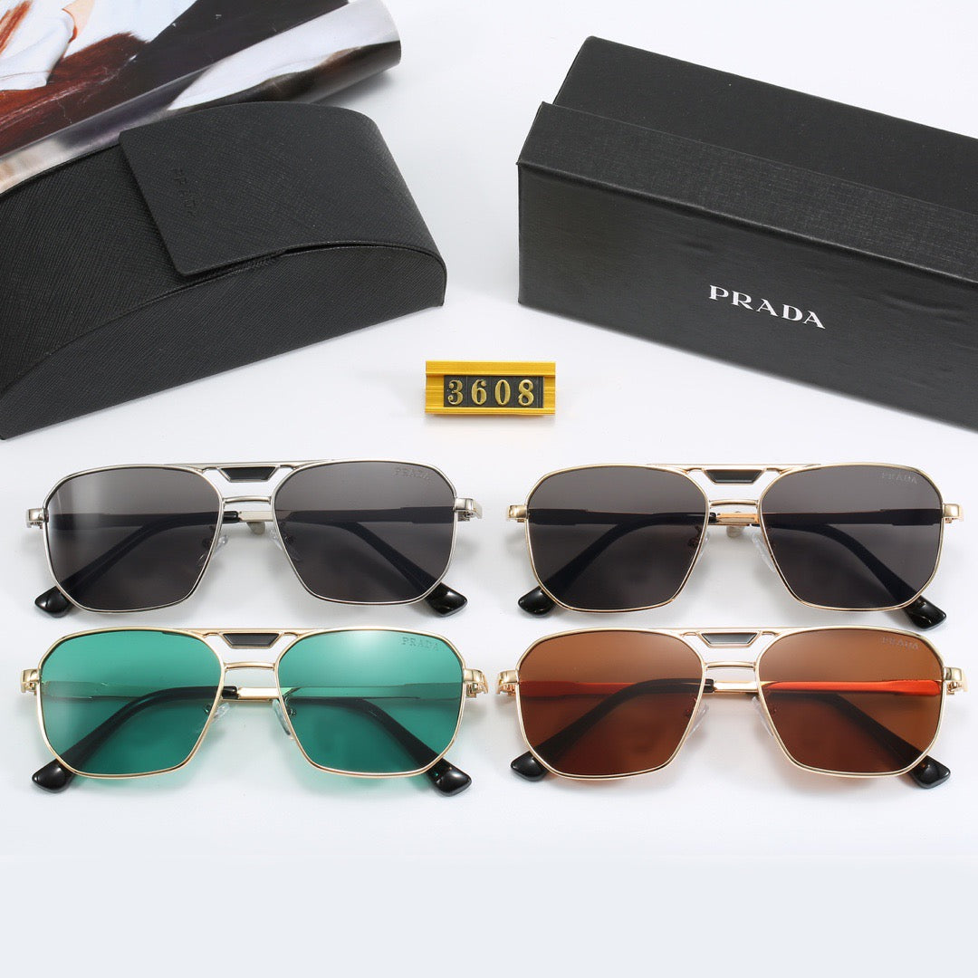 4-color fashionable PA polarized sunglasses