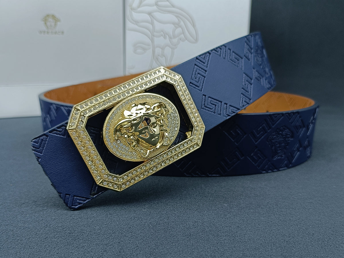 6-color fashion VER square edge embossed belt