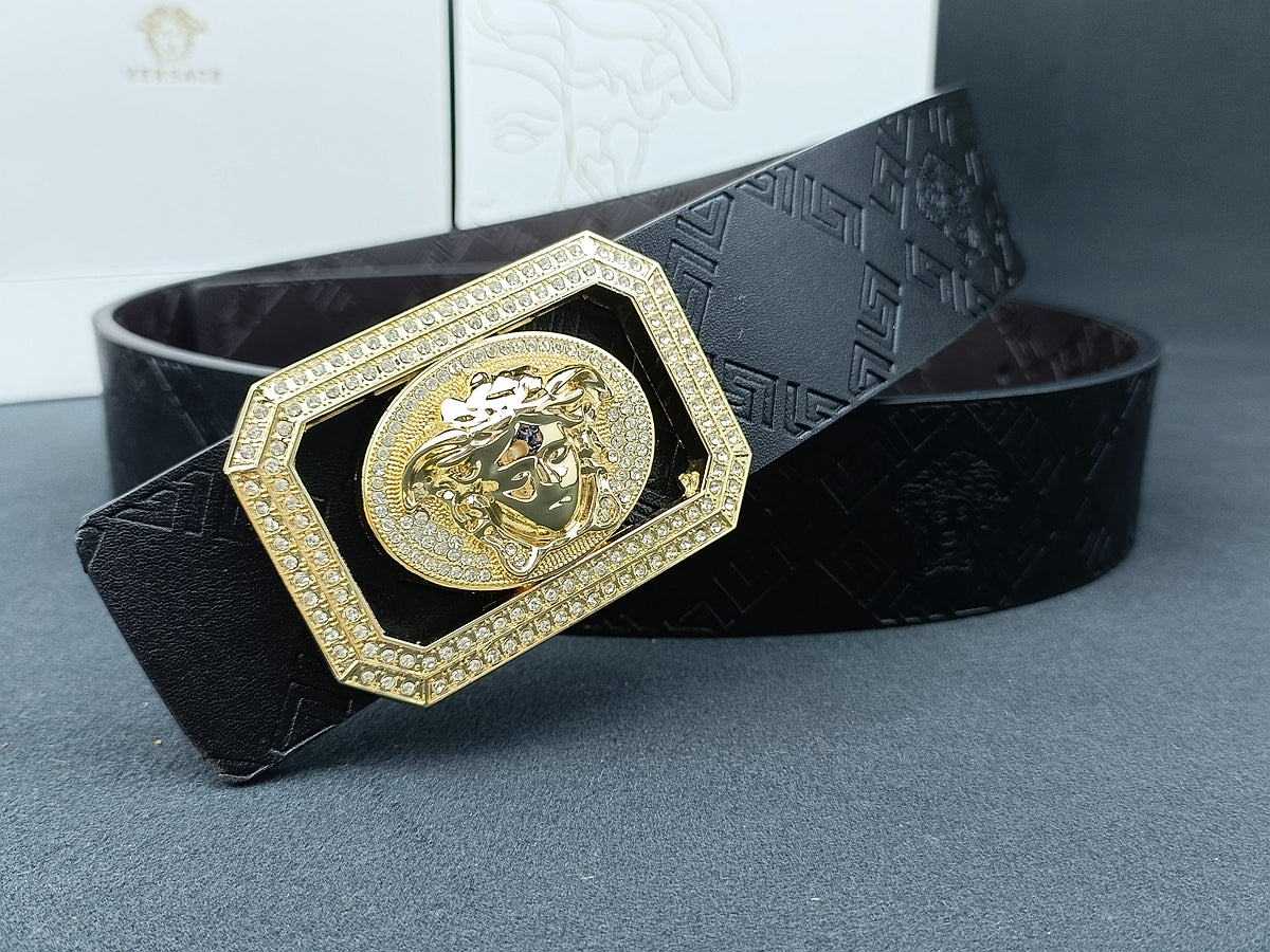 6-color fashion VER square edge embossed belt