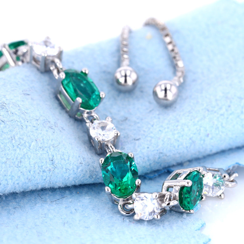 Emerald 3 carat bracelet