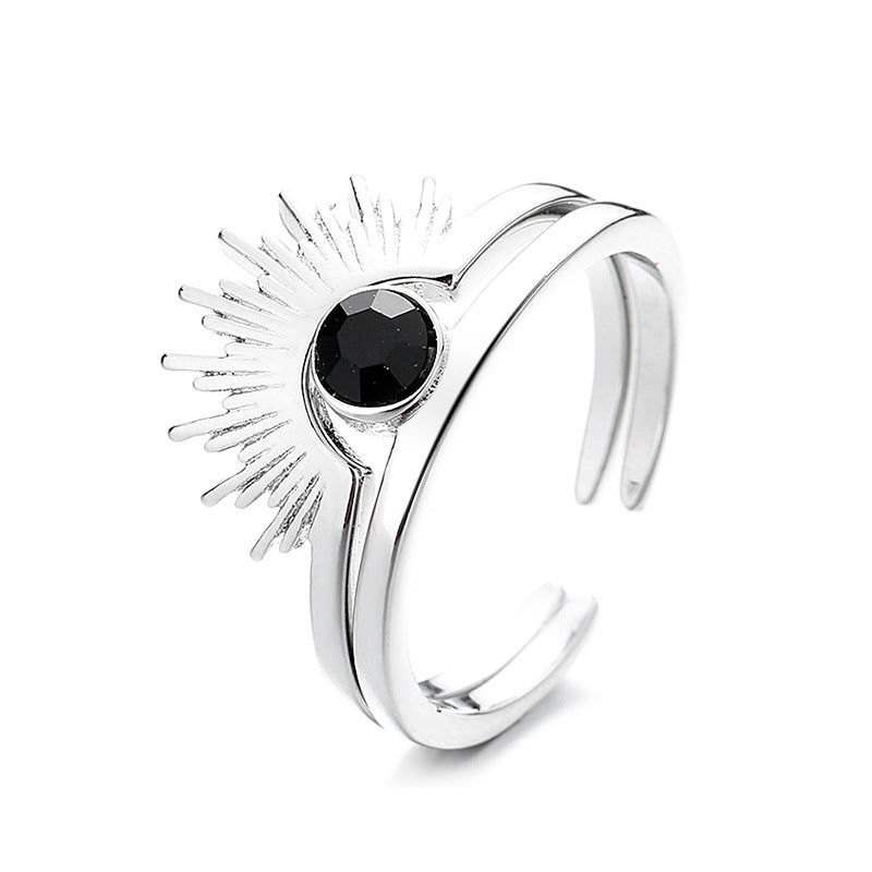 Fashion Sunflower Ray Ring