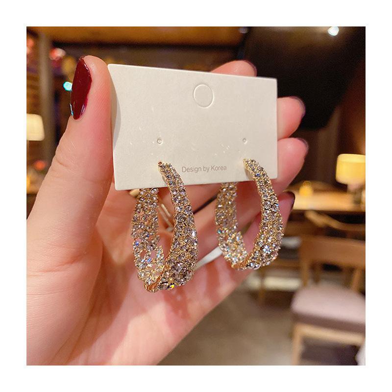 Fashion Baroque Rhinestone Earrings