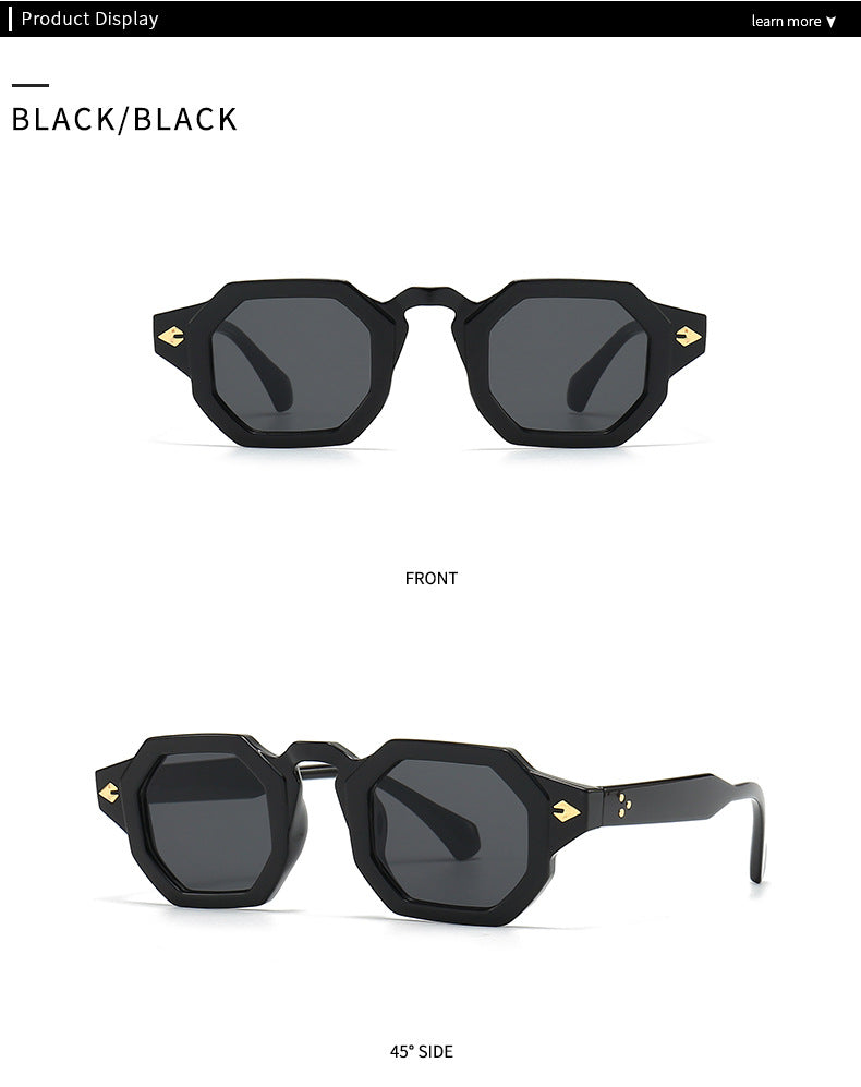 Trendy Street Photo Retro Sunglasses With Modern Charm