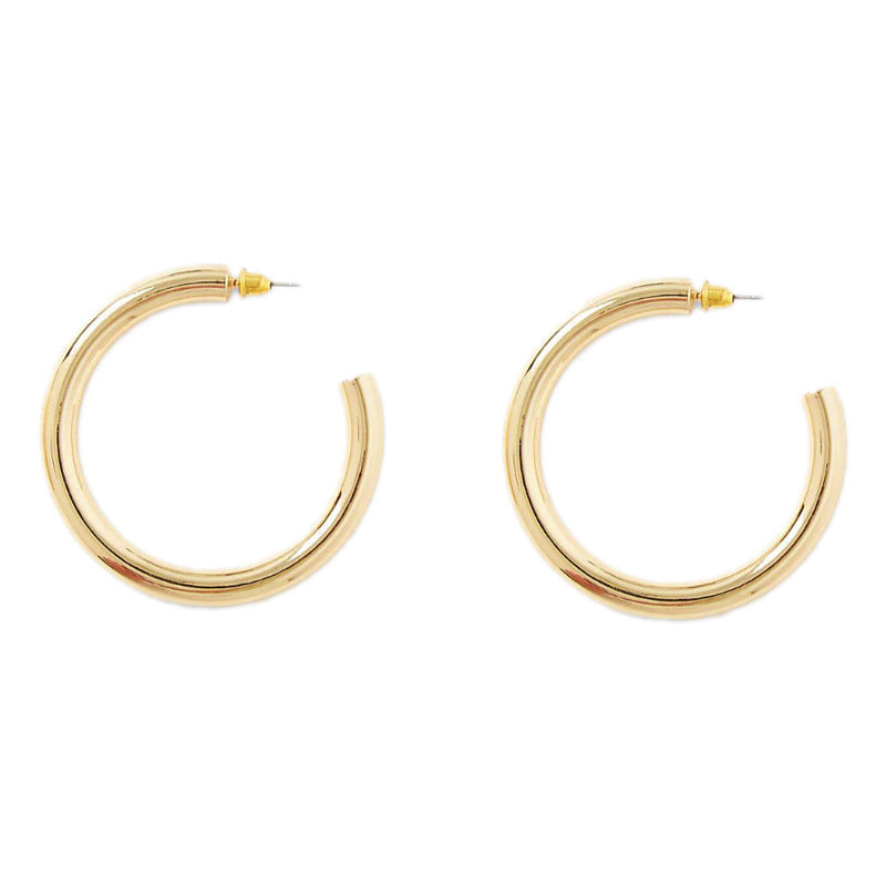 Fashion Metal Hoop Earrings