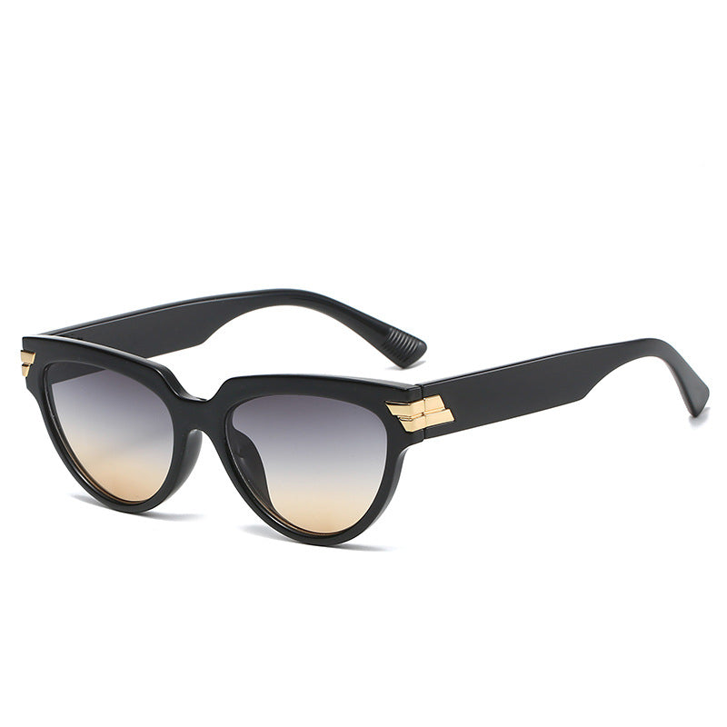 7 Dath Treocht Cat Eye Patrún Ómra Sunglasses Polaraithe