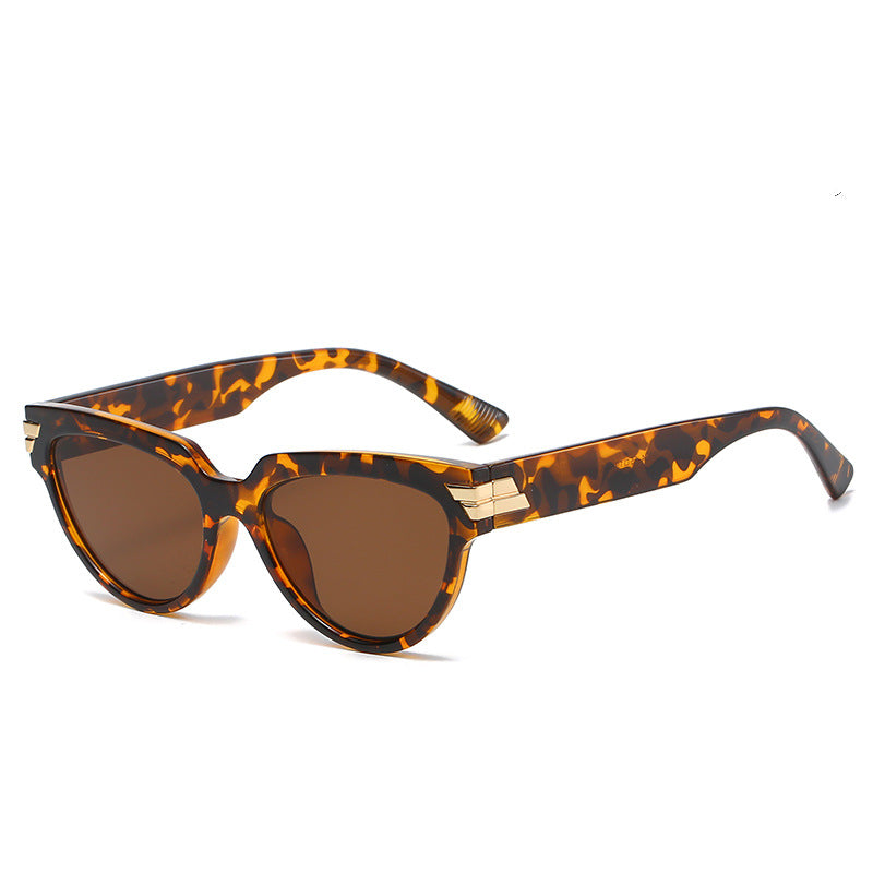 7 Dath Treocht Cat Eye Patrún Ómra Sunglasses Polaraithe