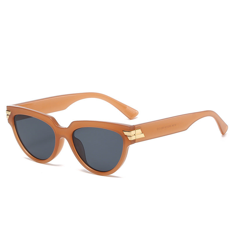 7 Dath Treocht Cat Eye Patrún Ómra Sunglasses Polaraithe