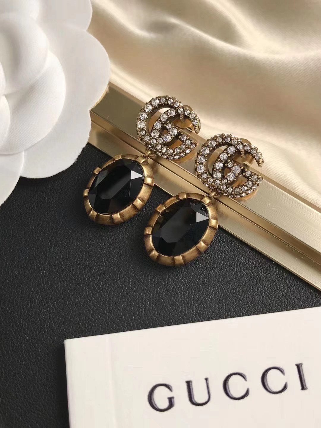 3 Colors Elegant Crystal Earrings