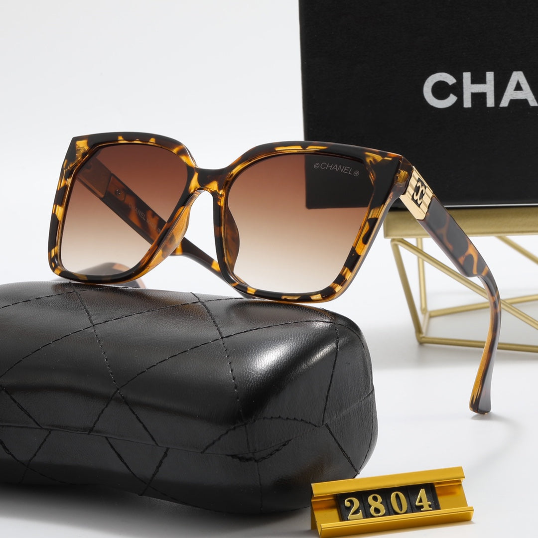 7 Farben quadratische Doppel-C-gewellte Bügel-polarisierte Sonnenbrille