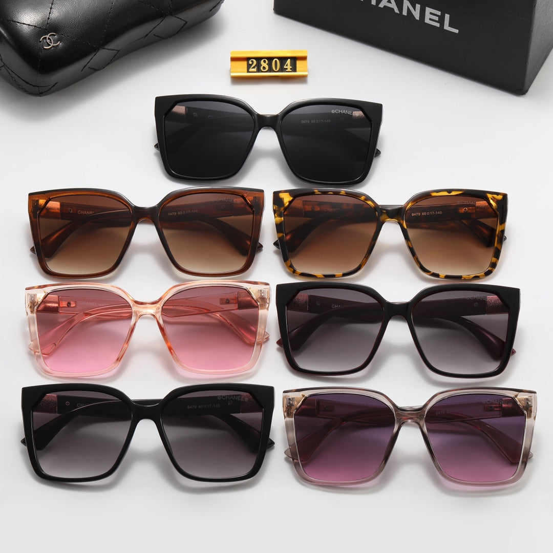 7 Farben quadratische Doppel-C-gewellte Bügel-polarisierte Sonnenbrille