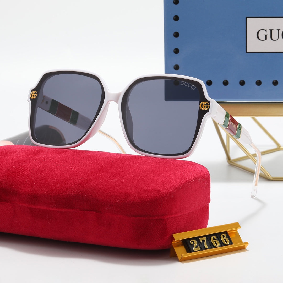5-Farben-Doppel-G-Polarisationssonnenbrille mit dreifarbigen Nähten