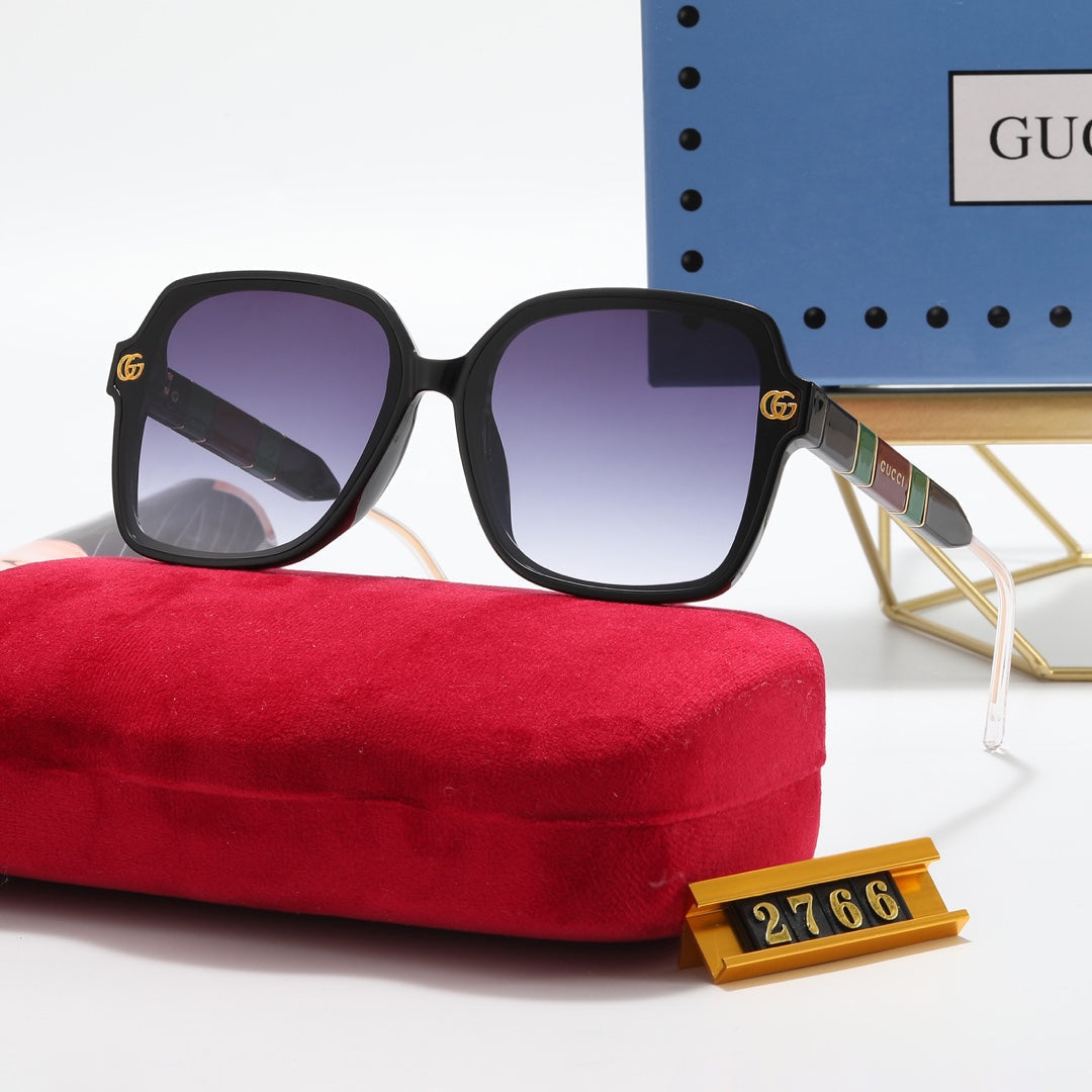 5-Farben-Doppel-G-Polarisationssonnenbrille mit dreifarbigen Nähten