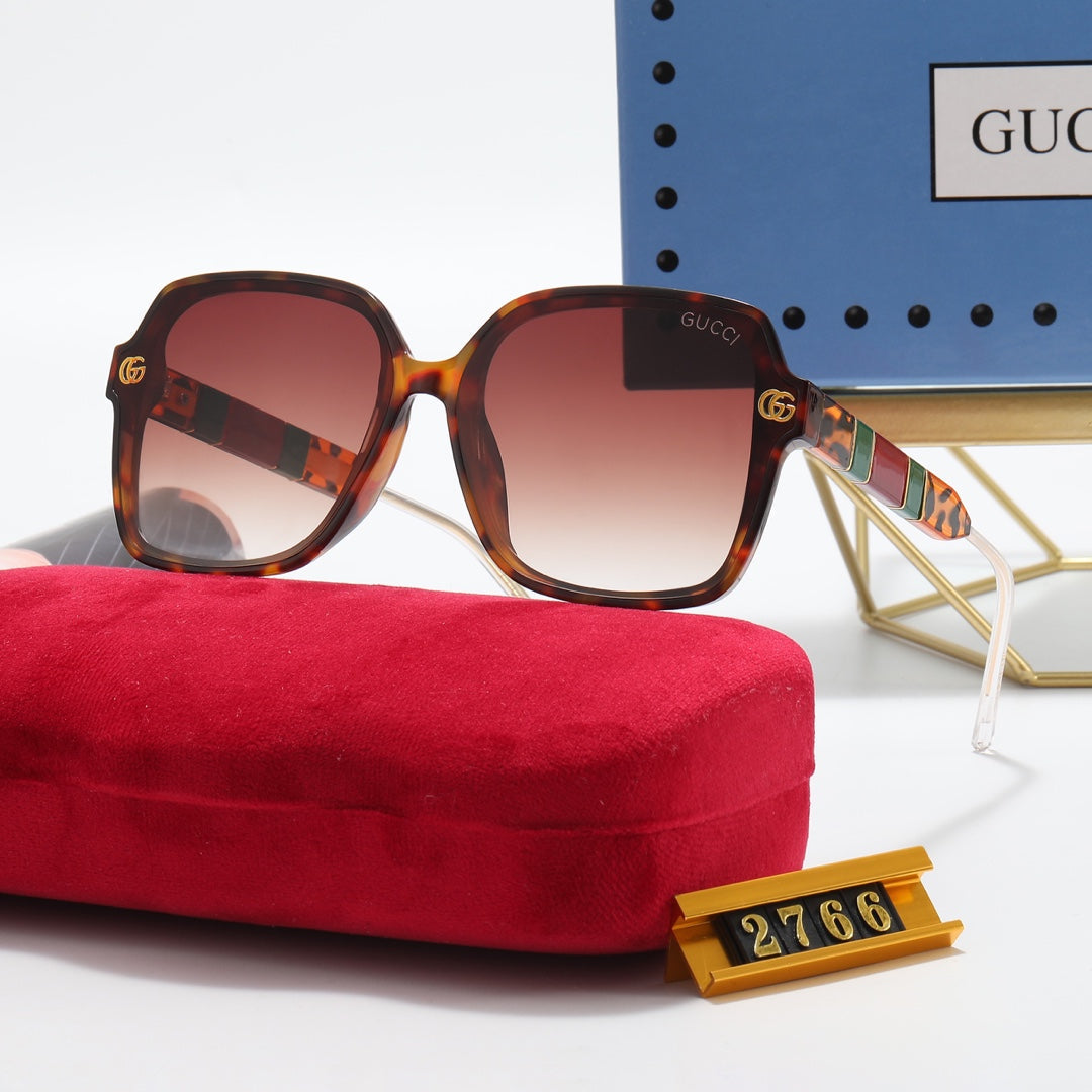 5-Farben-Doppel-G-Polarisationssonnenbrille mit dreifarbigen Nähten