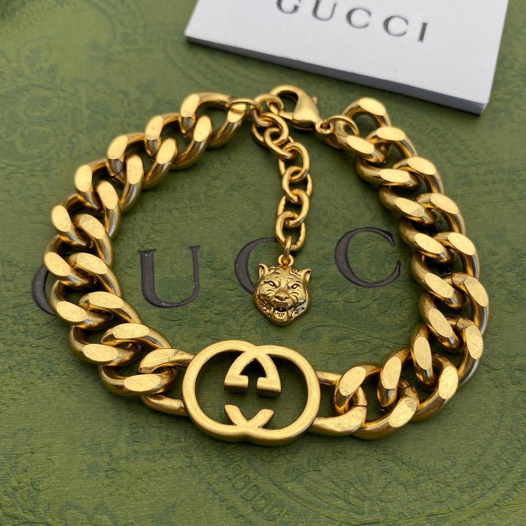 Bracelet Interlocking Double G Clasaiceach