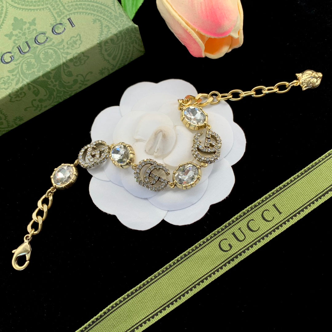 Bracelet rhinestone GG só