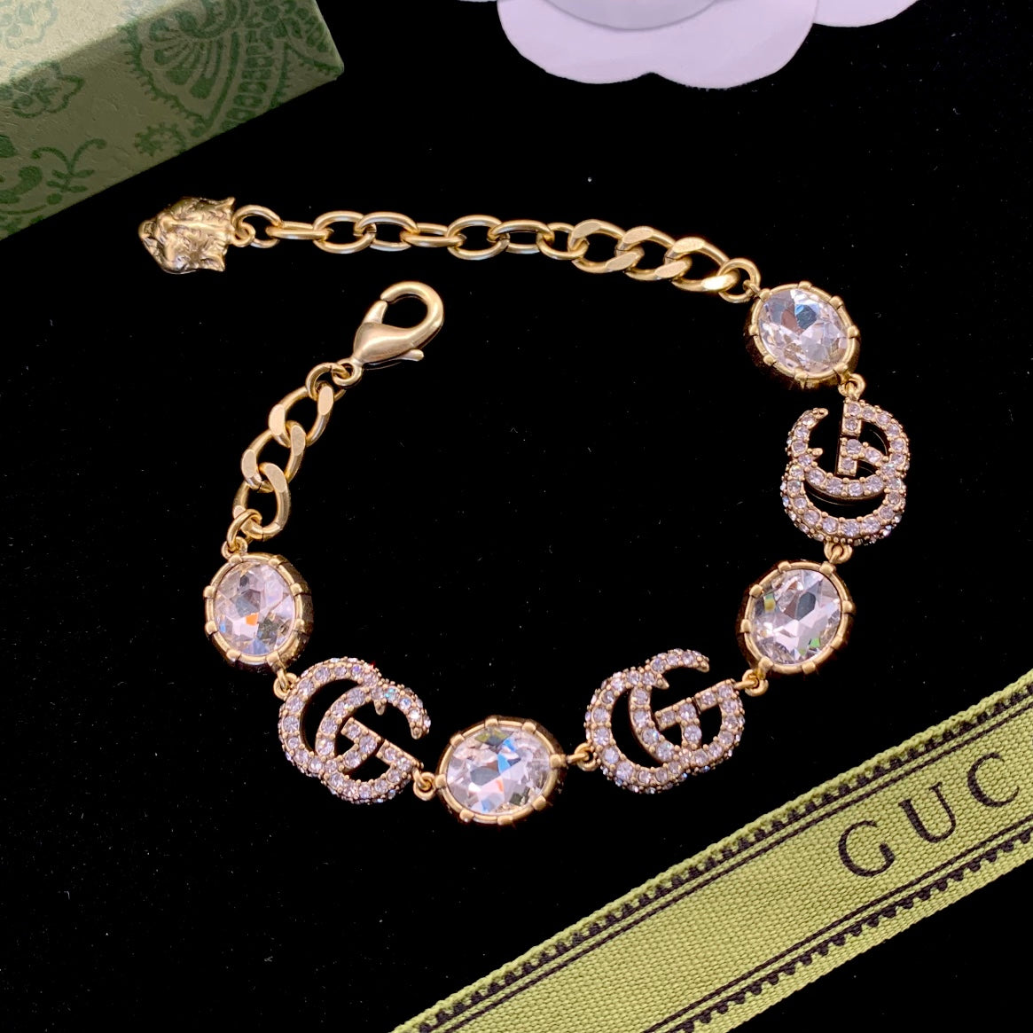 Bracelet rhinestone GG só