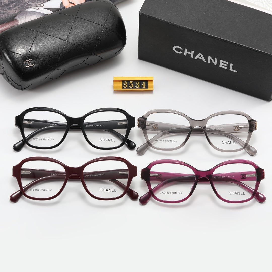 4-Color Fashion CC Letter Sunglasses